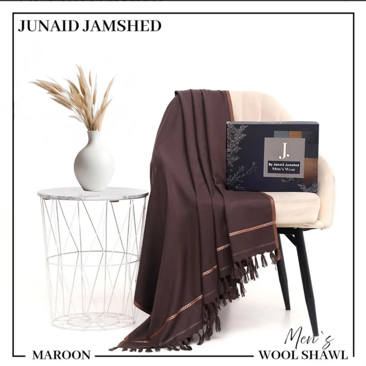 J. BY JUNAID JAMSHED MEN's Shawl 07